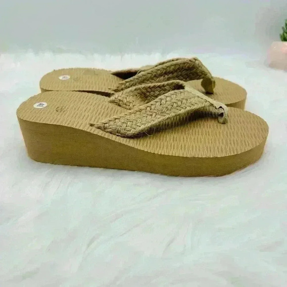 Women's Platform Flip Flops Size 8.5/41 - Picture 7 of 10